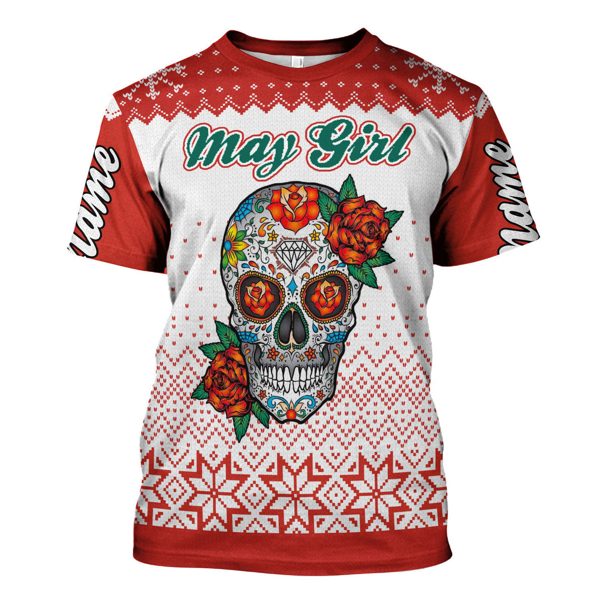 CustomsPig Personalized Tops May Girl All Over Printed