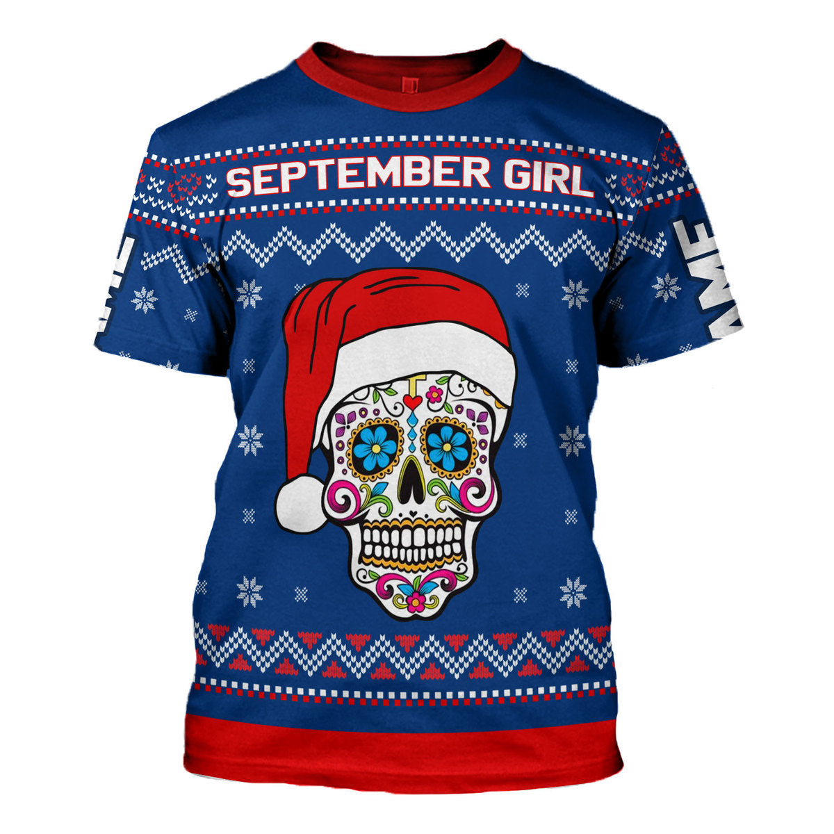 CustomsPig Personalized Tops September Girl I Am Who I Am All Over Printed