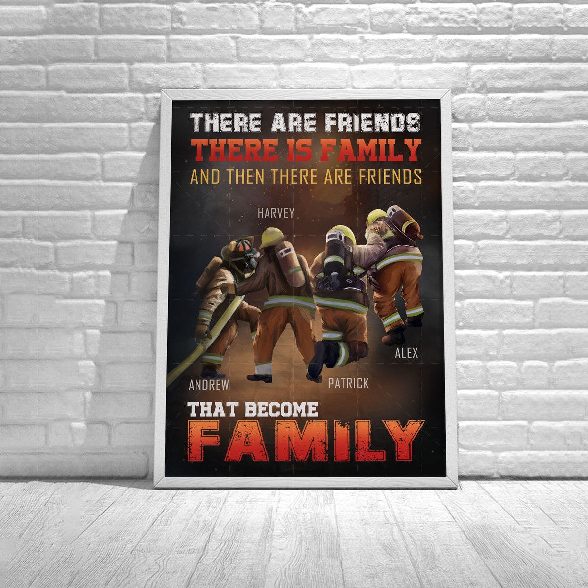 Customized Canvas Poster Wall Art There are friends, there is family, and then there are friends that become family