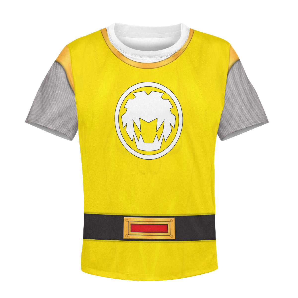CustomsPig Power Rangers Power Rangers Ninja Storm Yellow Ranger Costumes Hoodie Sweatshirt T-shirt Kid Tops