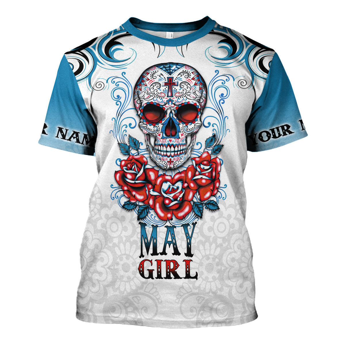 CustomsPig Personalized Tops May Girl All Over Printed