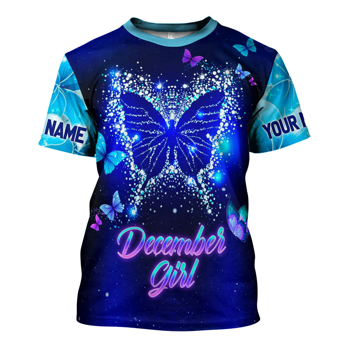 Personalized Tracksuit December Girl All Over Printed