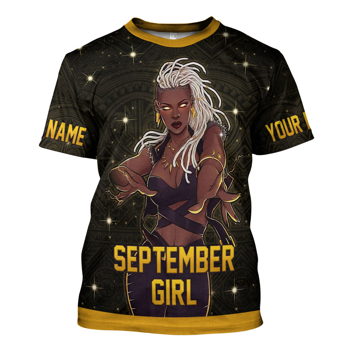 Customspig Personalized Tops September Girl All Over Printed