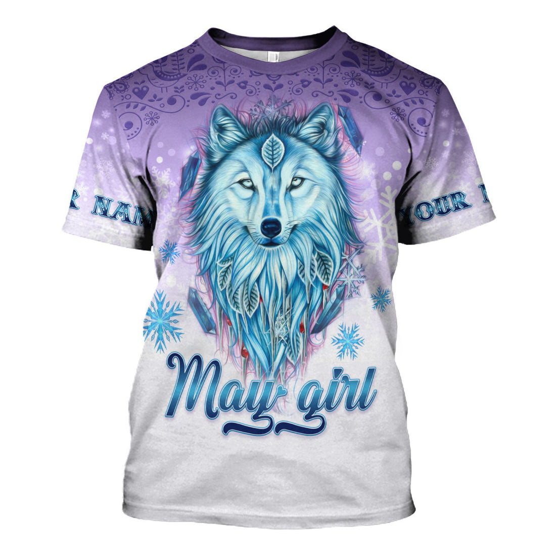 CustomsPig Personalized T-Shirt I'm A May Queen All Over Printed