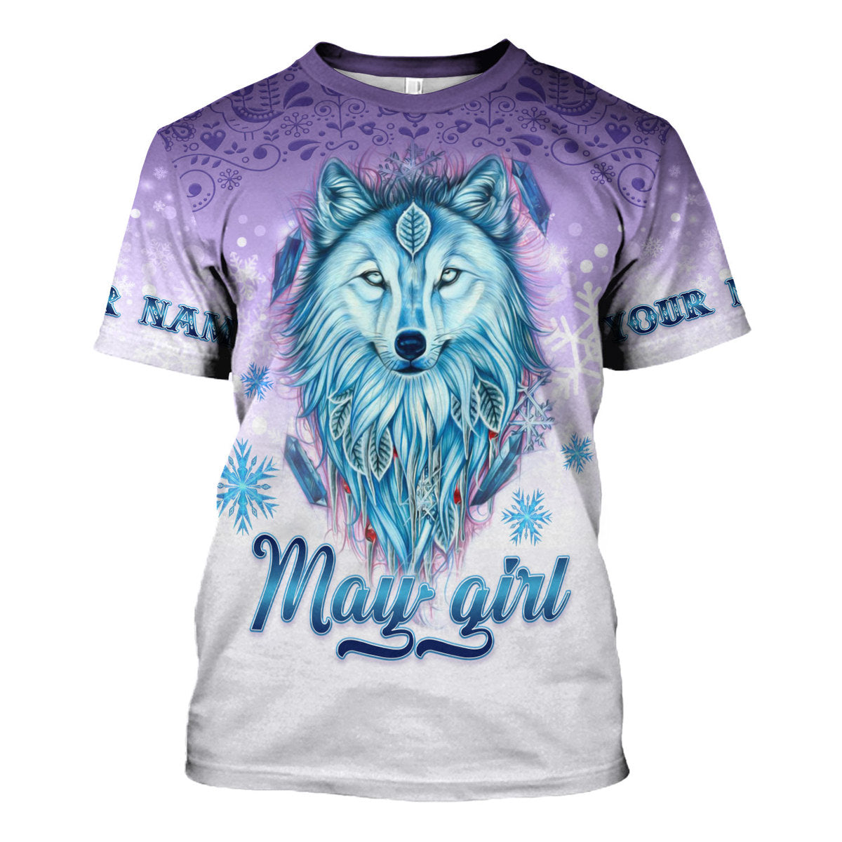 CustomsPig Personalized T-Shirt I'm A May Queen All Over Printed
