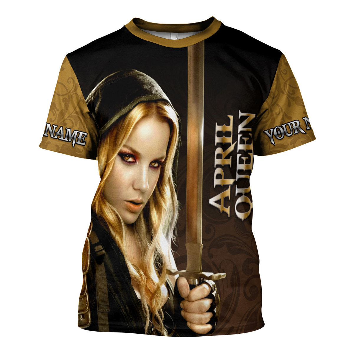 CustomsPig Personalized Tops I'm An April Girl All Over Printed