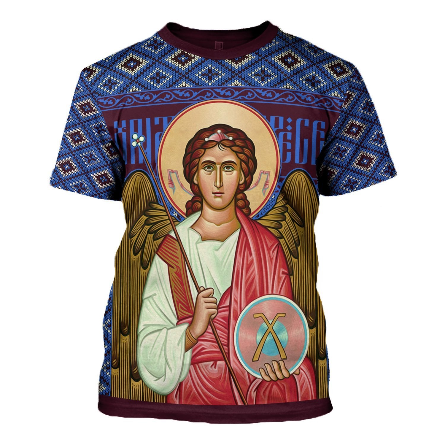 HumansBold Unisex T-shirt St. Archangel Michael 3D Apparel