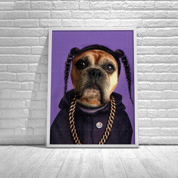 Customized Pet Poster - Rapper Dogg