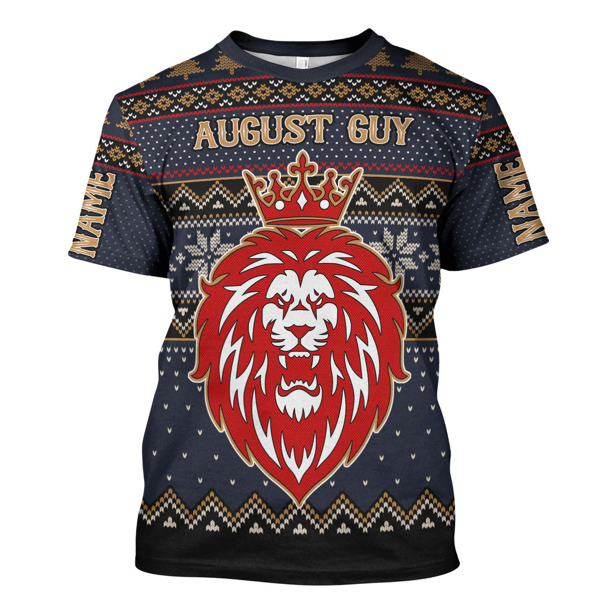 CustomsPig Personalized Tops August Guy All Over Printed