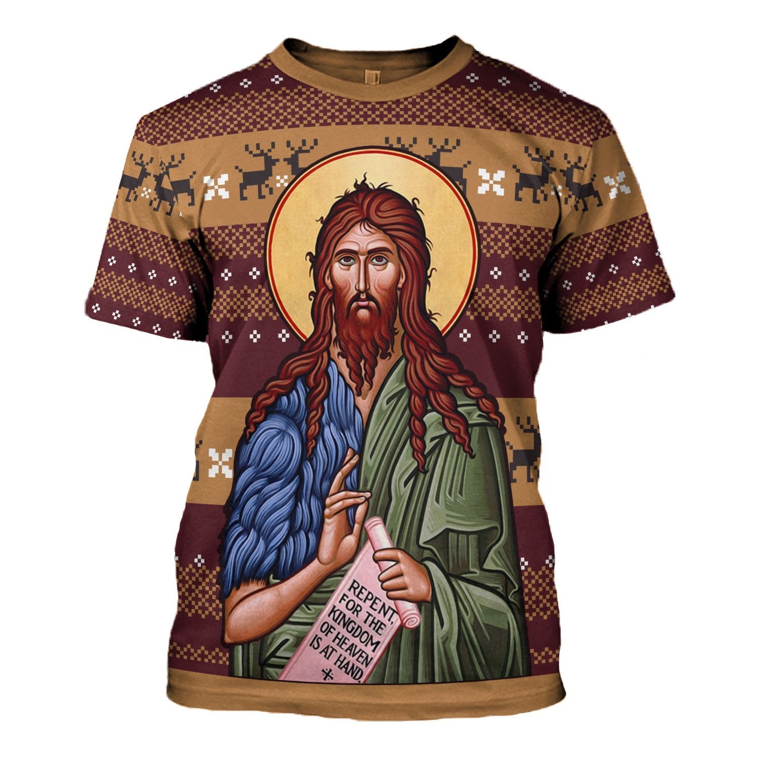 HumansBold Unisex T-shirt St. John the Baptist 3D Apparel