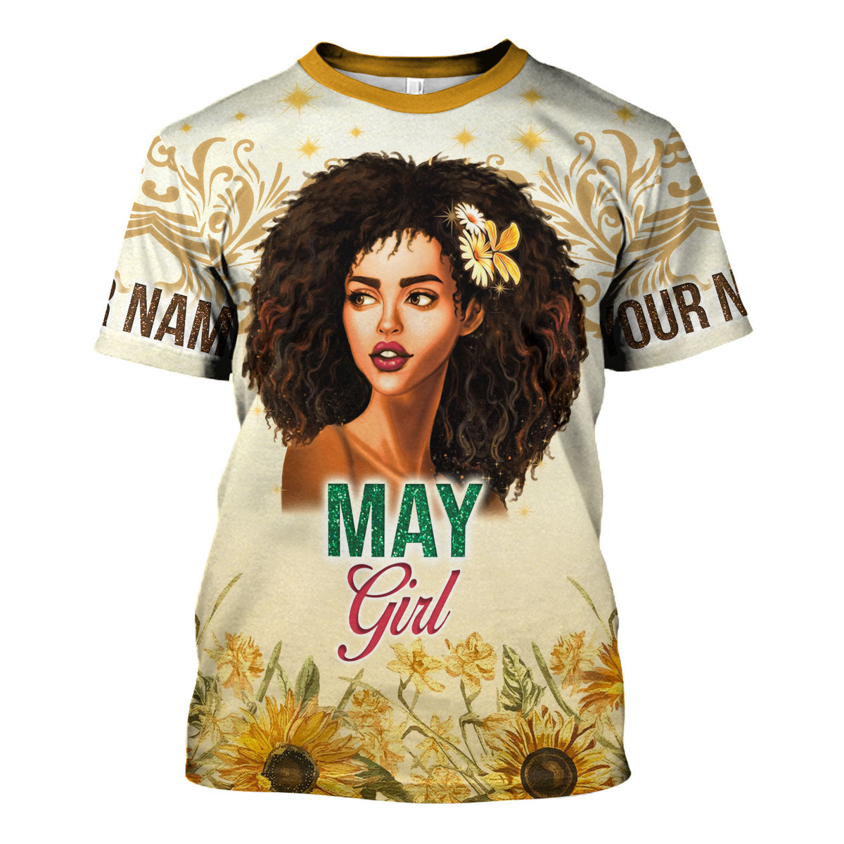 CustomsPig Personalized Tops May Girl All Over Printed