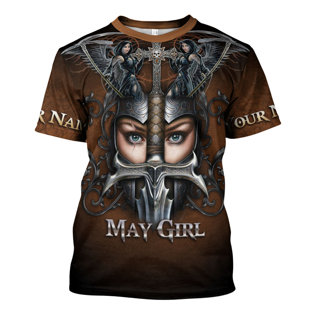 CustomsPig Personalized T-Shirt May Girl All Over Printed