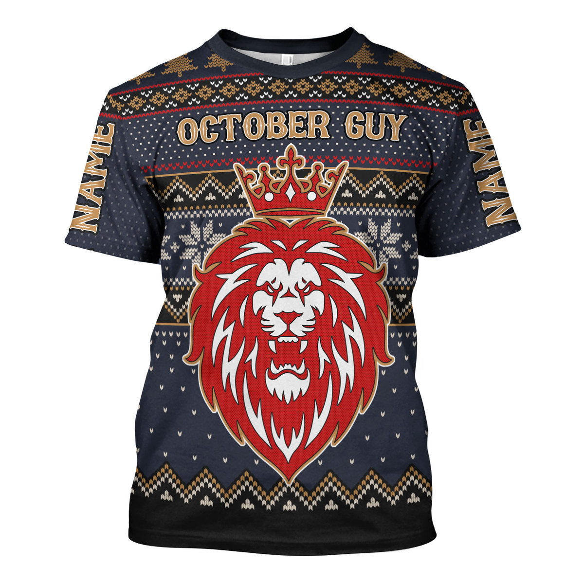 CustomsPig Personalized Tops October King  All Over Printed