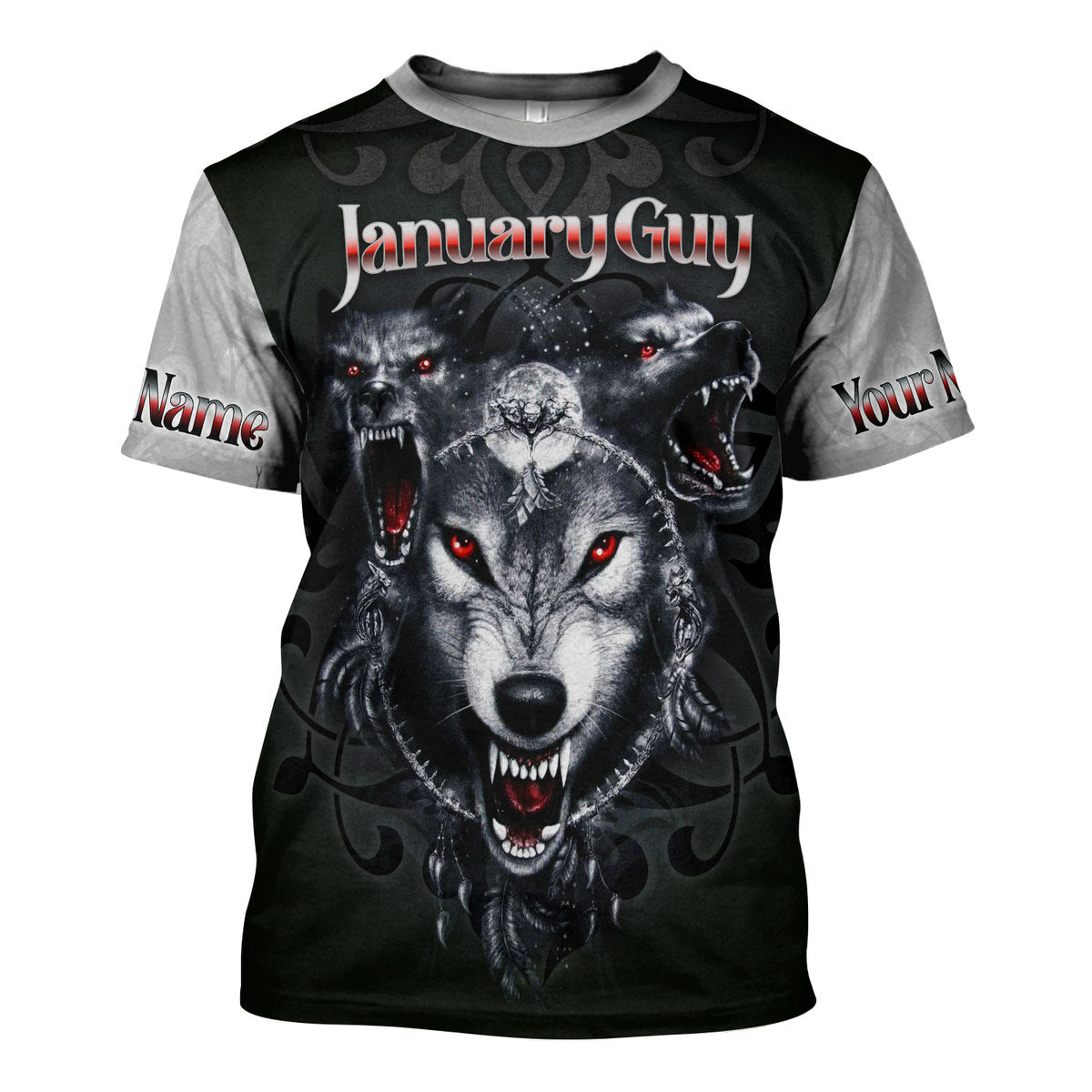 CustomsPig Personalized Tops January Guy All Over Printed