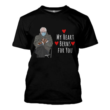 My Heart Berns For You 2D T-Shirt