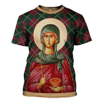 HumansBold Unisex T-shirt St. Paraskeve 3D Apparel