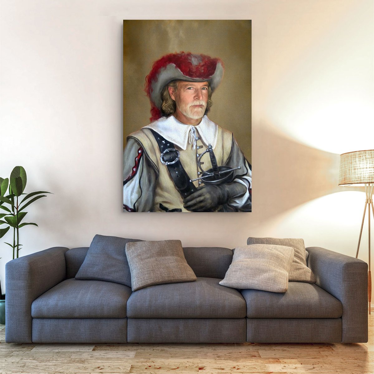 Personalized Canvas Muskerteer
