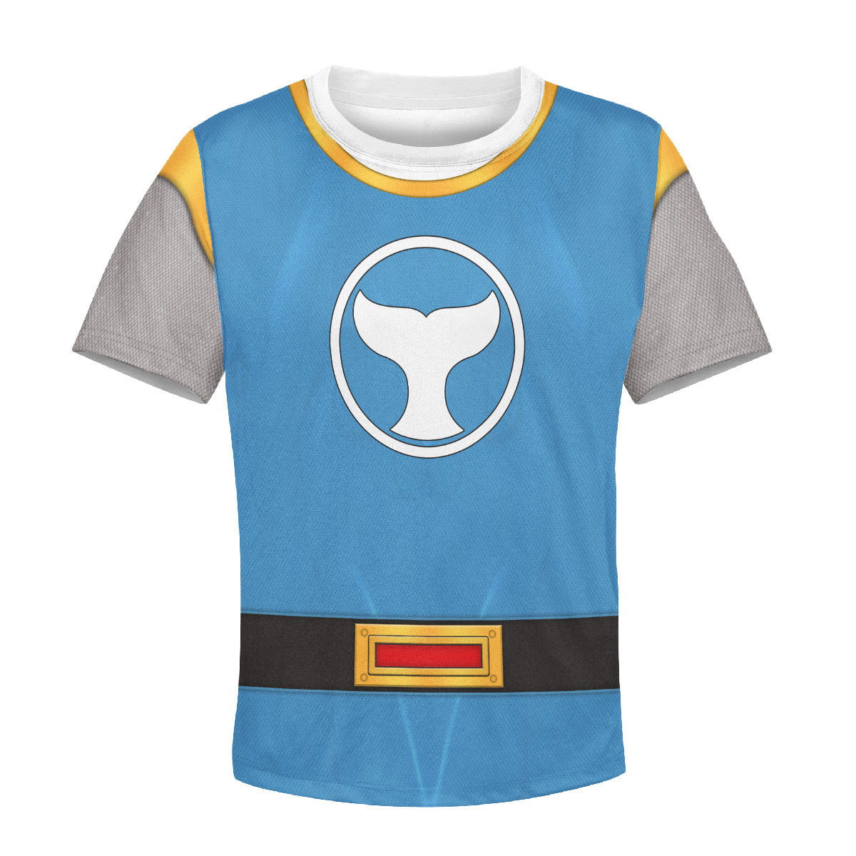 CustomsPig Power Rangers Ninja Storm Blue Ranger Costumes Hoodie Sweatshirt T-shirt Kid Tops