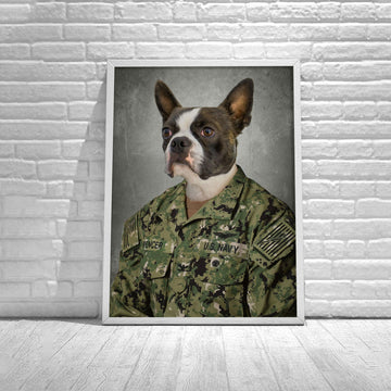 Customized Pet Poster - US Navy Working Uniform Type I