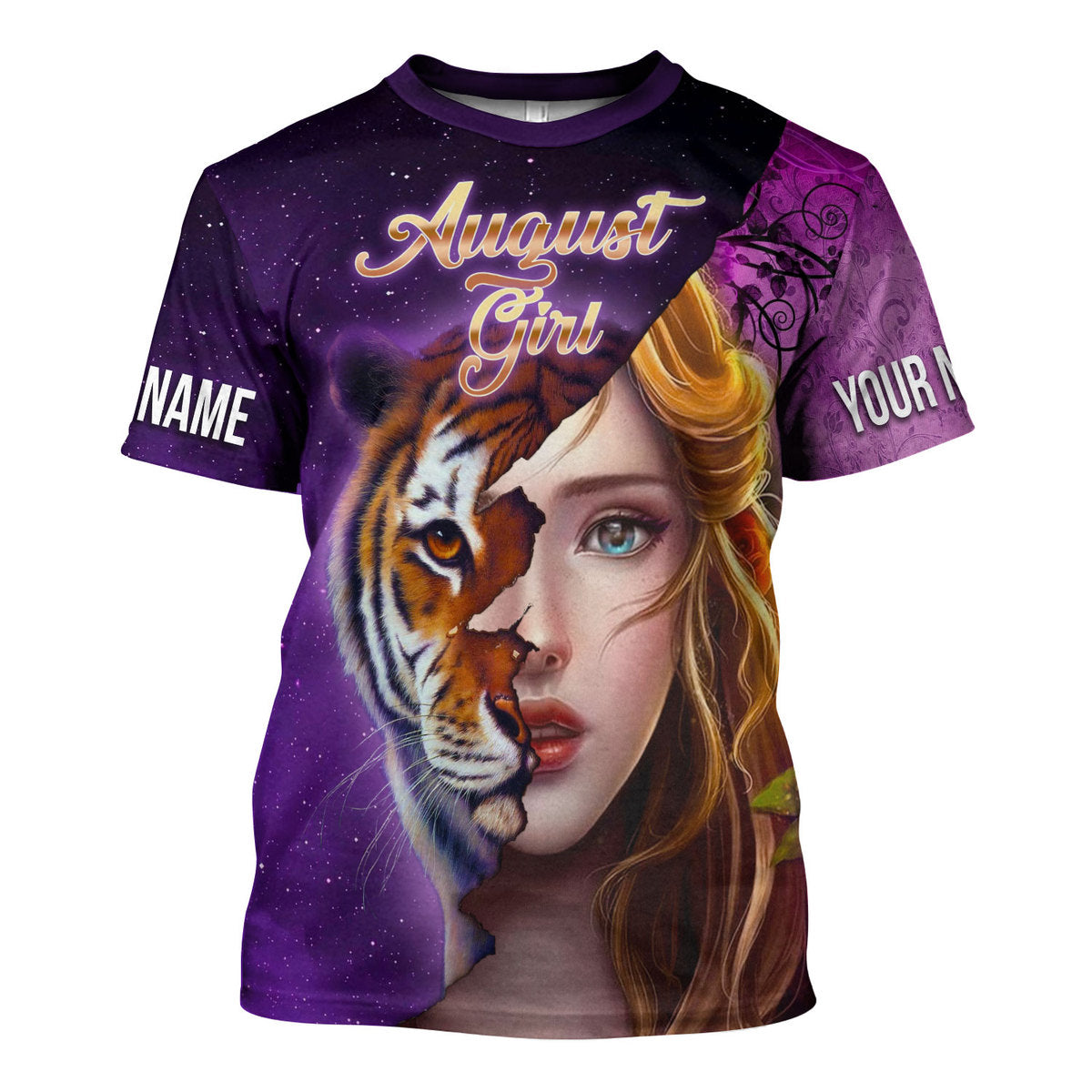 CustomsPig Personalized Tops As An August Girl All Over Printed