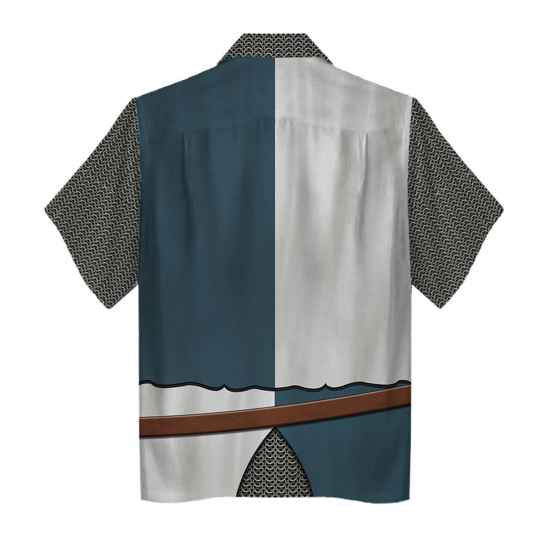 French Knight Hawaiian Shirt / S Qm765