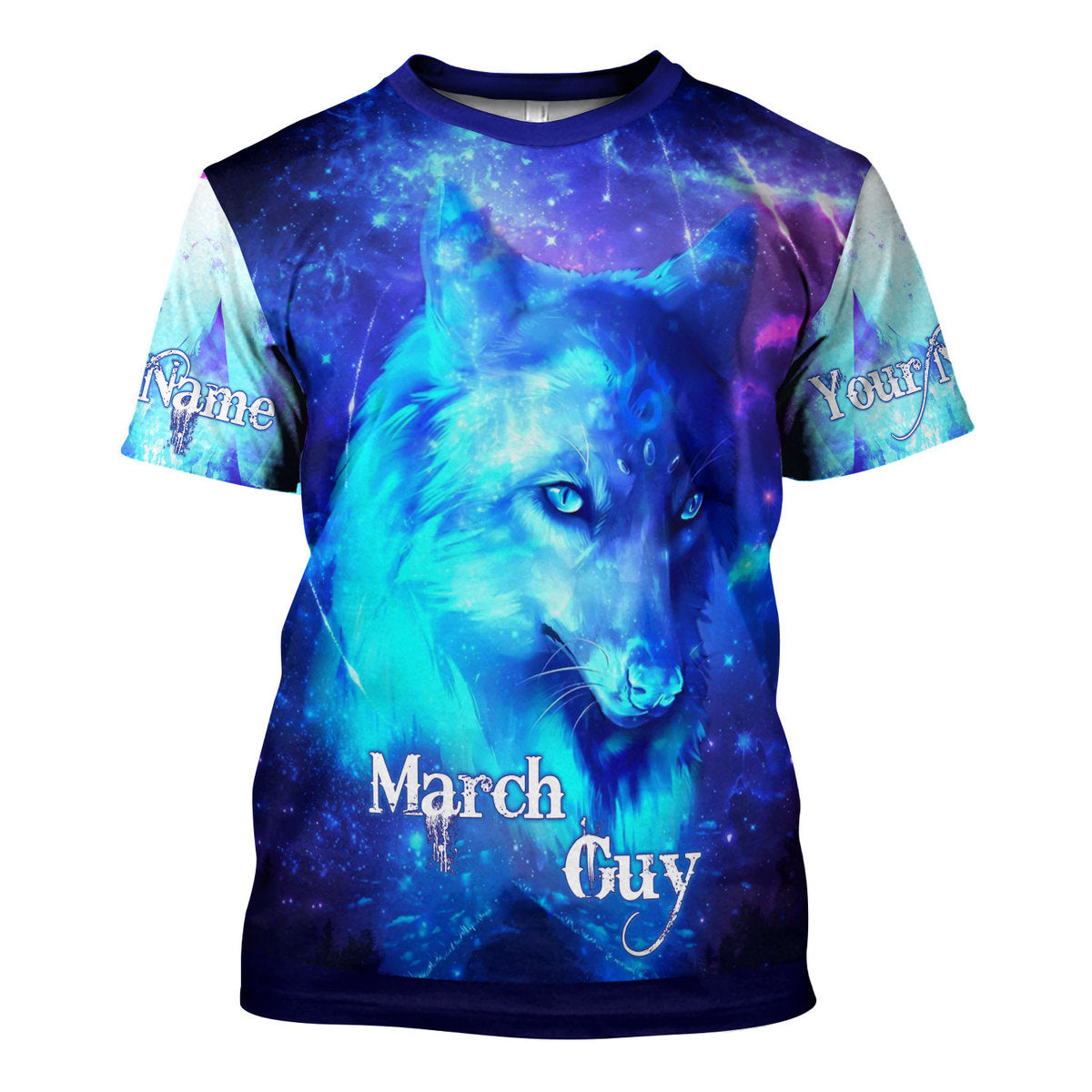 CustomsPig Personalized T-Shirt March Guy All Over Printed