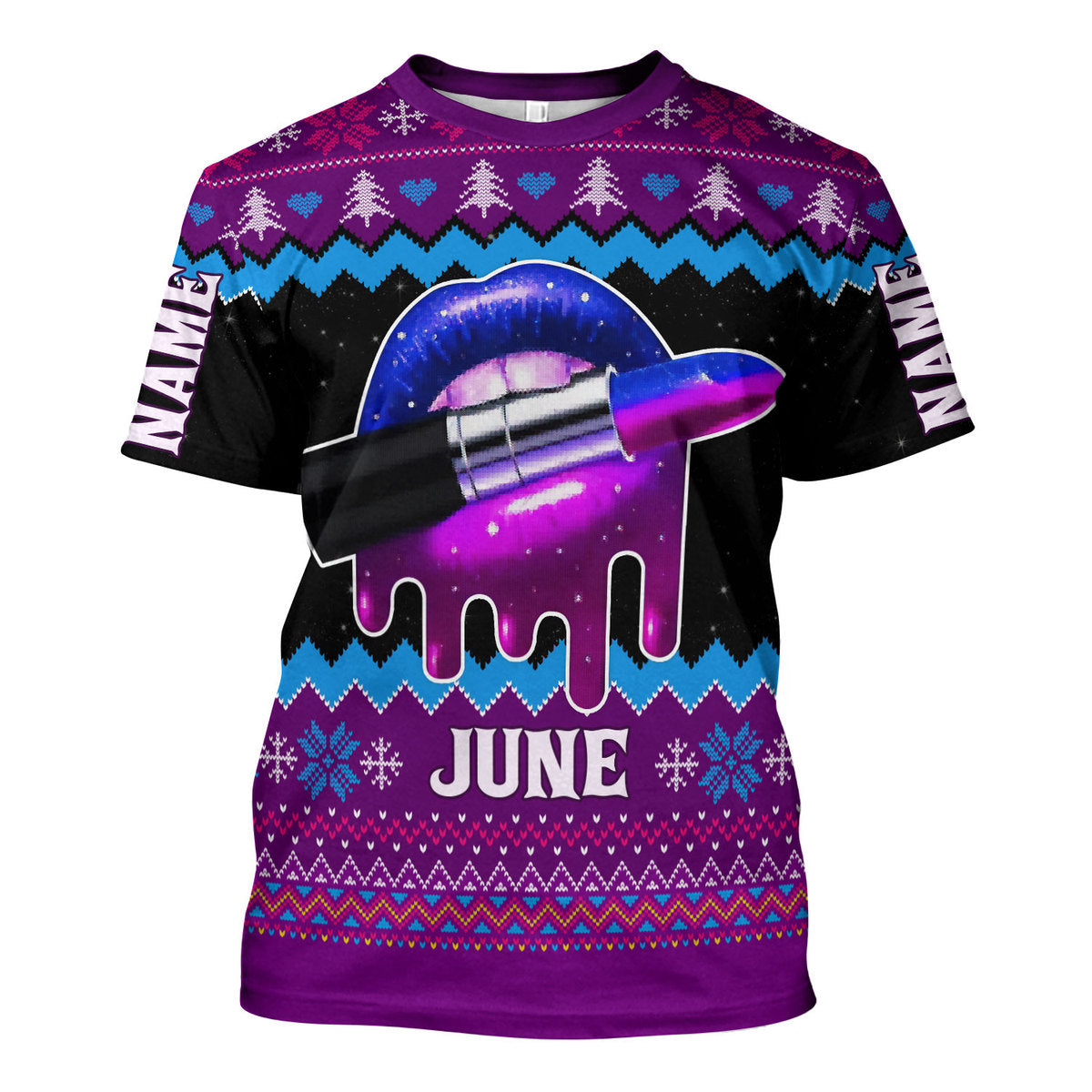 CustomsPig Personalized T-Shirt June Girl All Over Printed