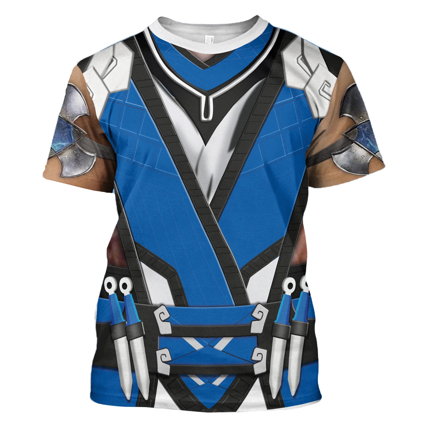 CustomsPig Mortal Kombat Sub Zero (2019) Costumes Hoodie Sweatshirt T-shirt Tracksuit
