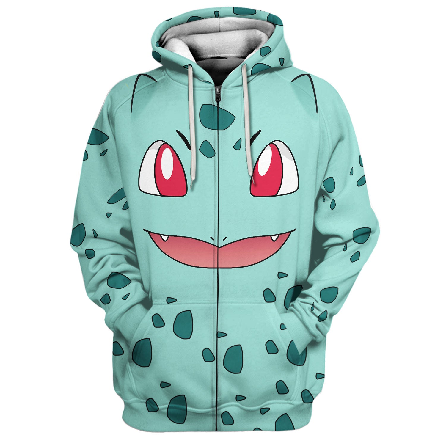CustomsPig Bulbasaur Pokemon Costumes Hoodie Sweatshirt T-shirt Tracksuit