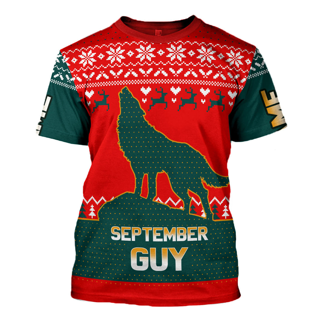CustomsPig Personalized T-shirt September Guy All Over Printed