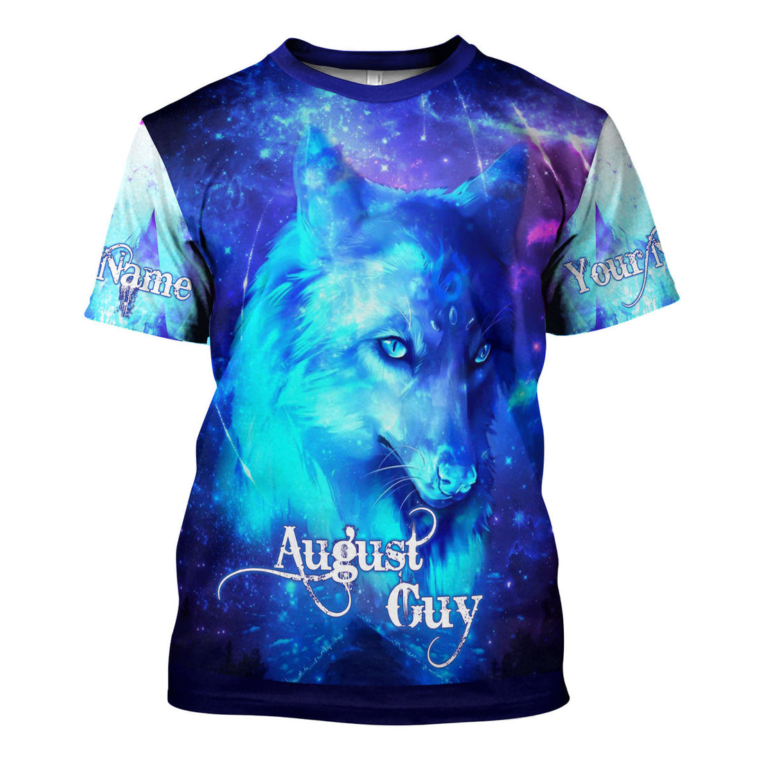 CustomsPig Personalized T-Shirt August Guy He's Up All Over Printed