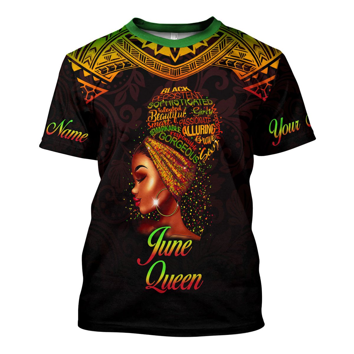 Personalized Tracksuit June Queen All Over Printed