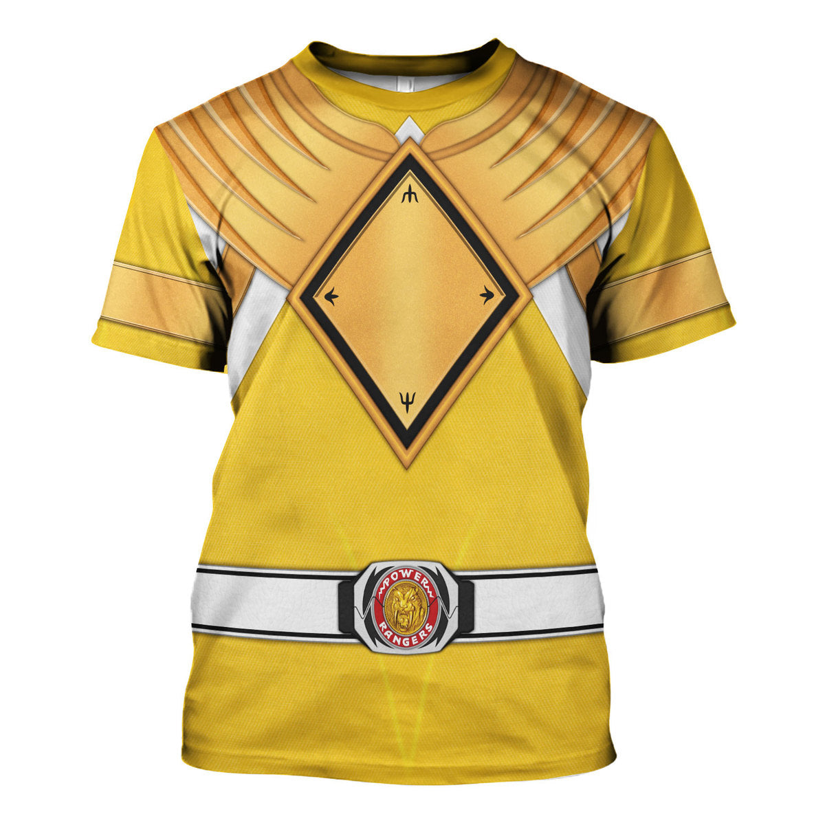 Yellow Ranger Dragon Shield  Morphin Power Rangers Cosplay Tracksuit