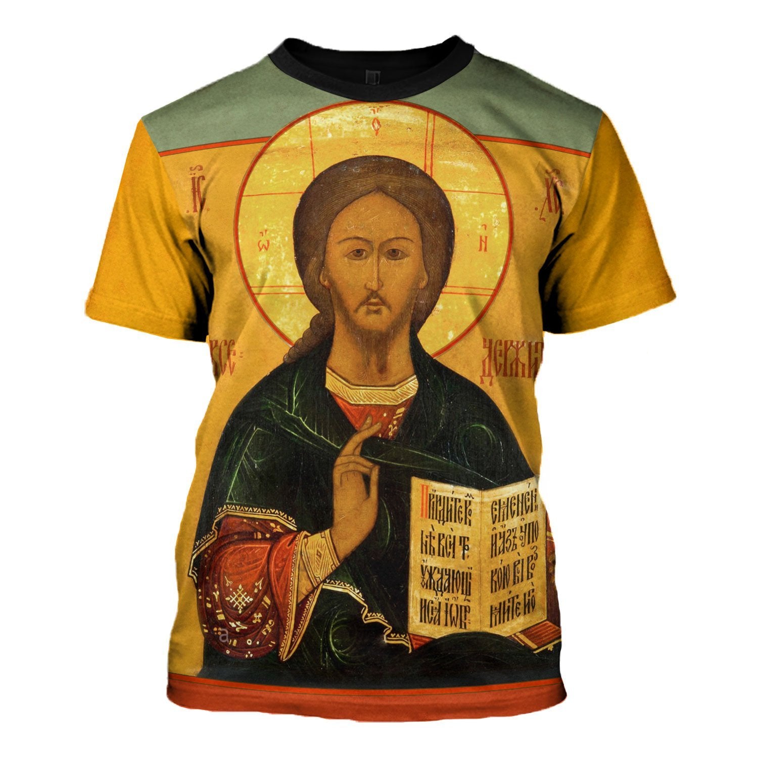 HumansBold Unisex T-shirt Orthodox Jesus 3D Apparel