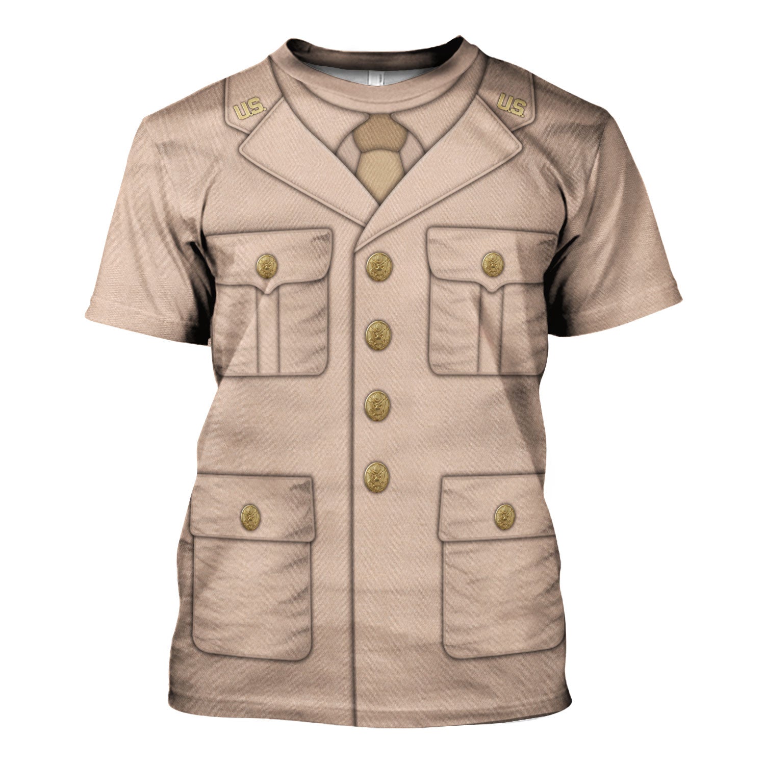 American Summer Uniform- Officer-Tan Visor Cap Hoodie Pullover Sweatshirt Tracksuit