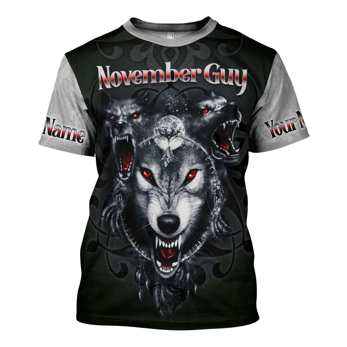 CustomsPig Personalized T-shirt November Guy All Over Printed