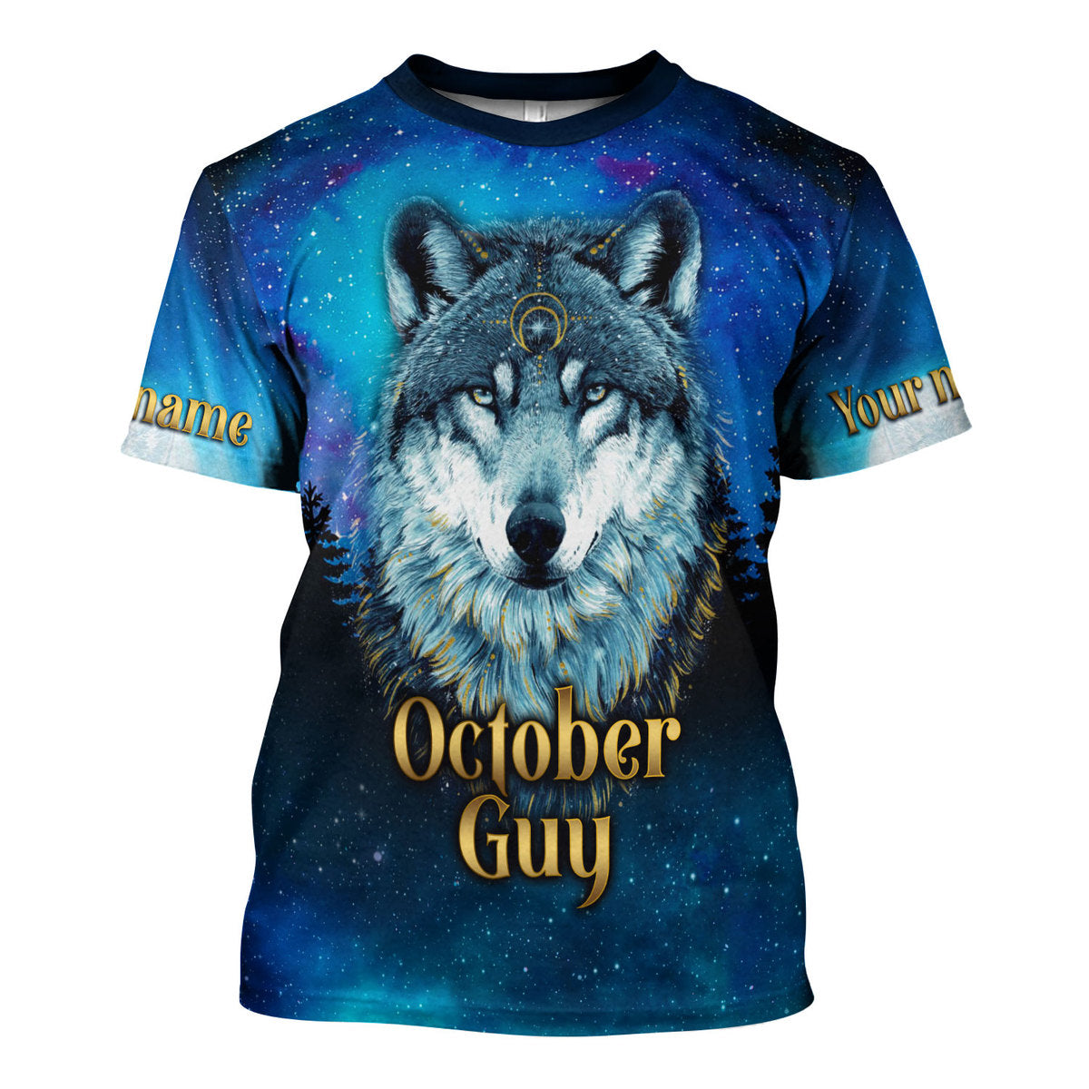 CustomsPig Personalized Tops I Was Born In October All Over Printed