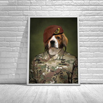Customized Pet Poster - US Soldier