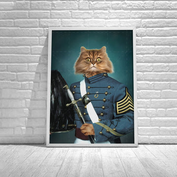 Customized Pet Poster - Army Carder