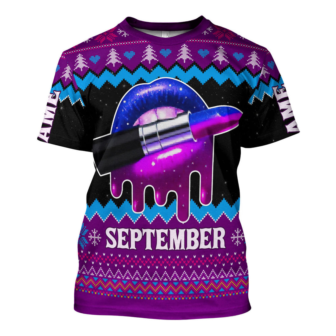 CustomsPig Personalized T-shirt September Girl All Over Printed