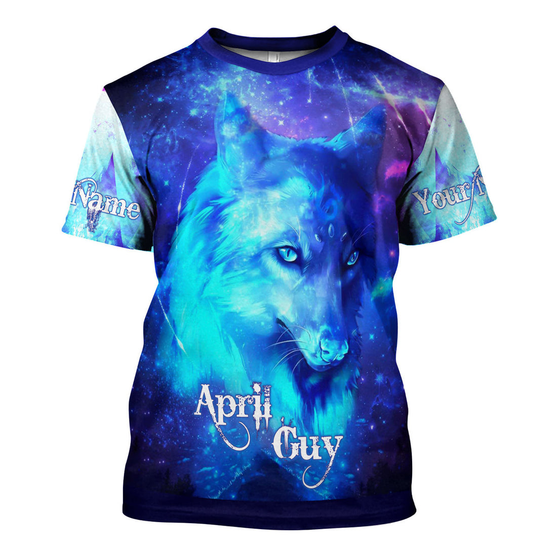 CustomsPig Personalized T-Shirt April Guy All Over Printed