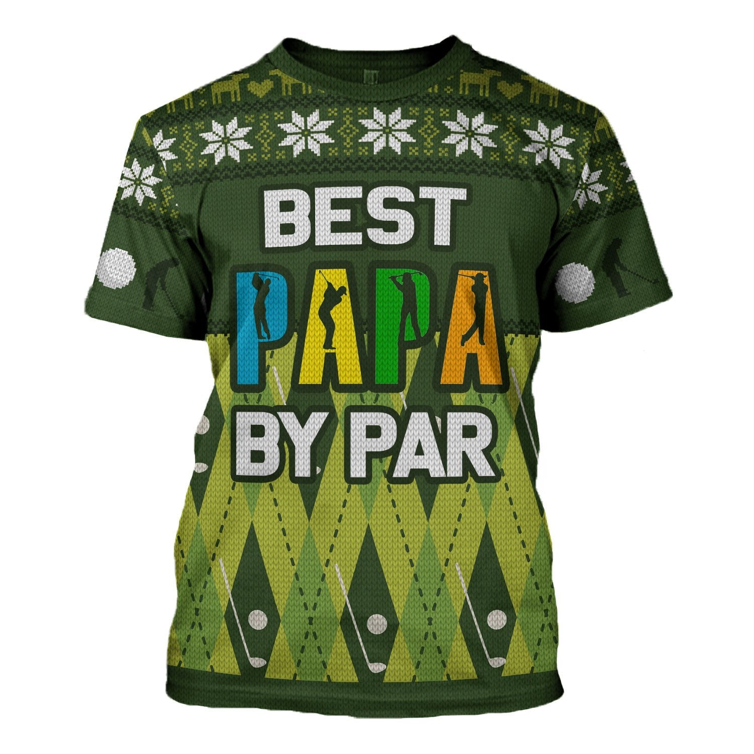 Customspig Tops Pullover Sweatshirt Best Papa By Par 3D Apparel