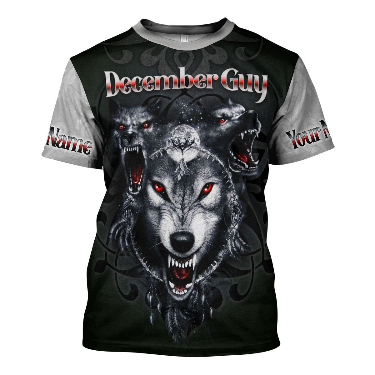 CustomsPig Personalized  Tops  December Guy All Over Printed