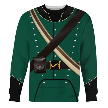 95th Rifles Uniform British Army Green Sweatshirt