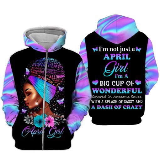 April Girl 3D All Over Printed Clothes DHHA110903 - 5