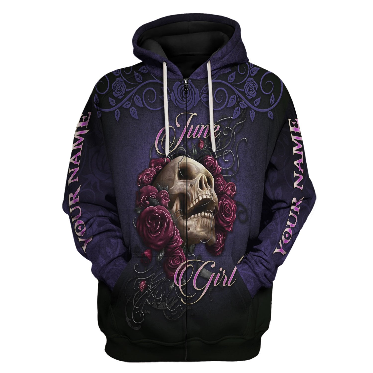 Personalized Tracksuit I'm A June Girl All Over Printed