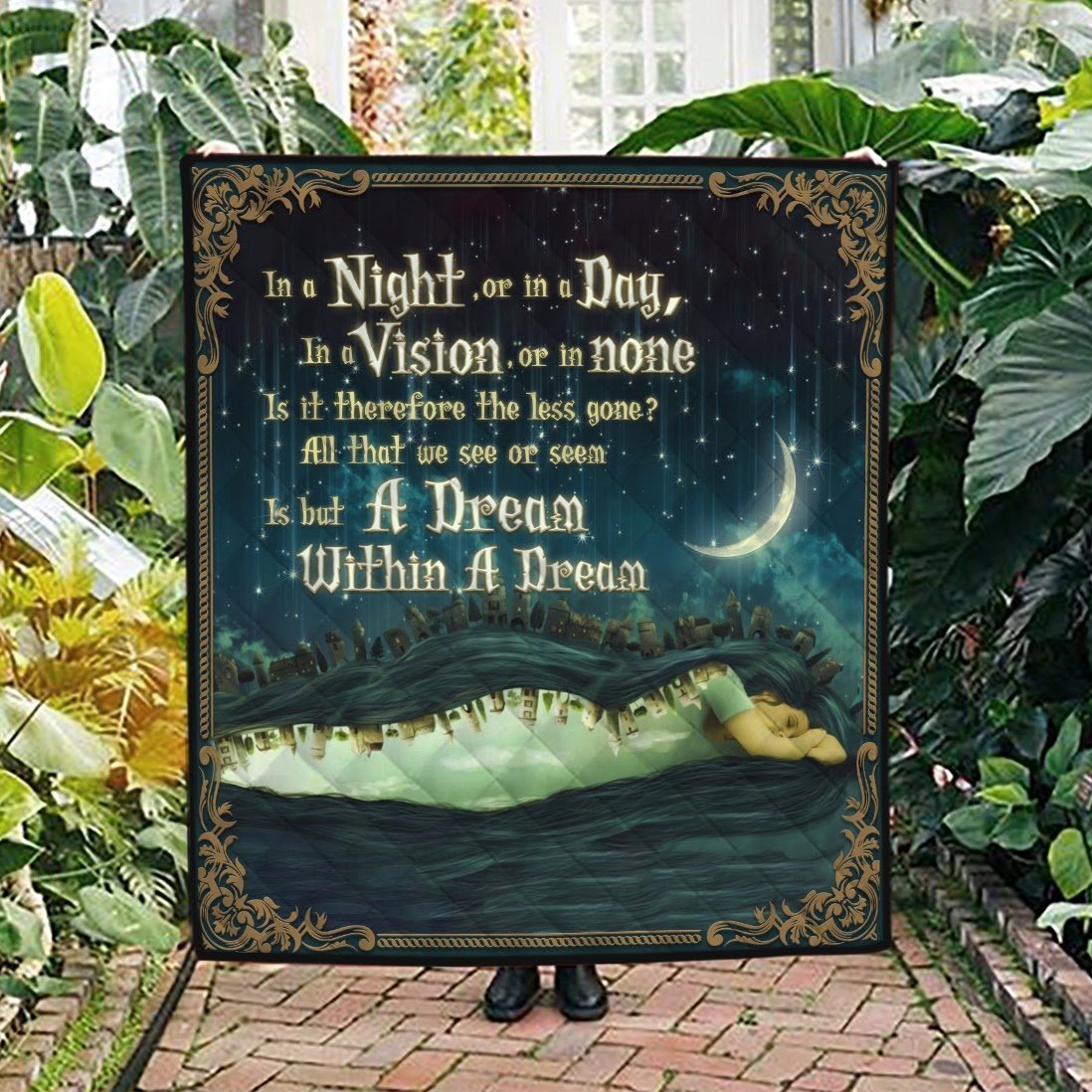 A Dream Within Edgar Allan Poe Quilt Qm1557