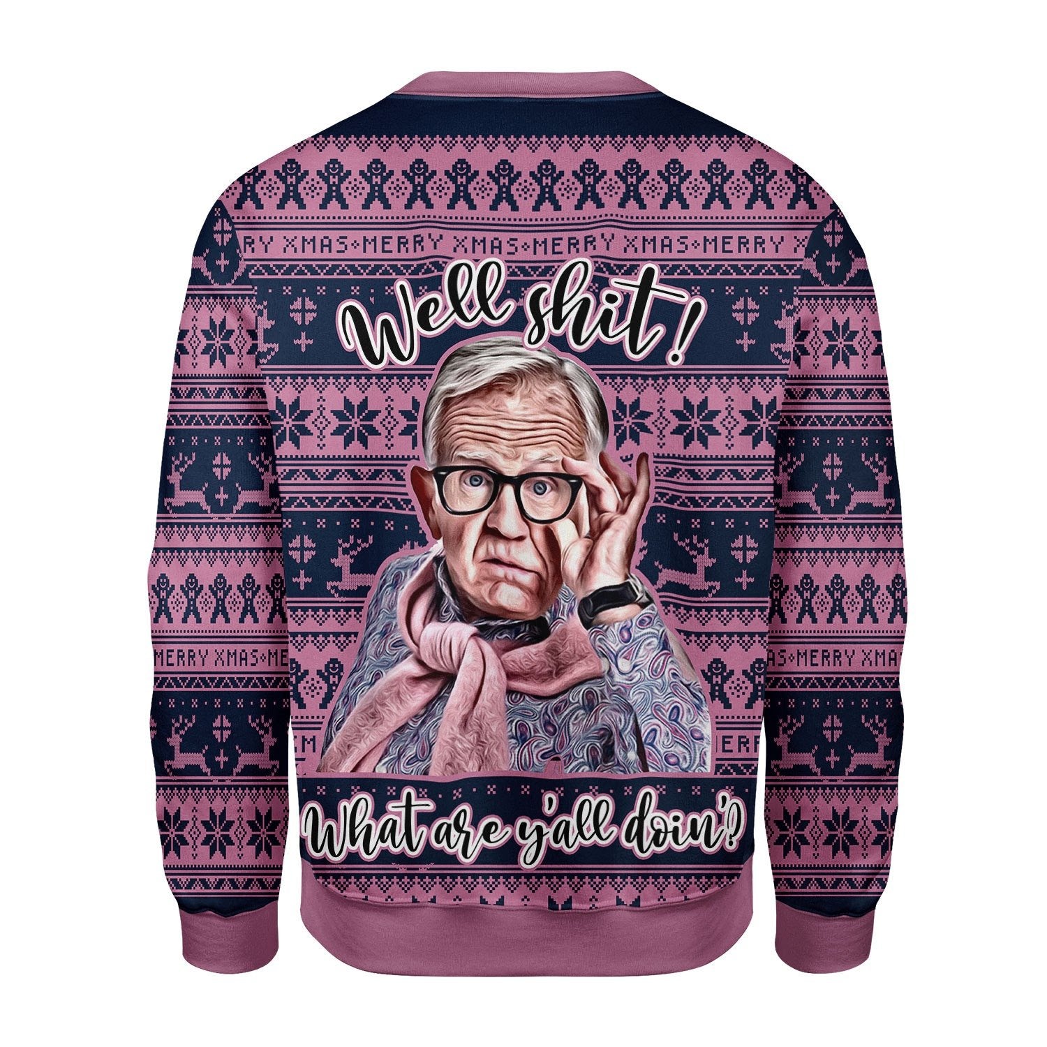 Customspig Christmas Sweater Well Shit 3D Apparel