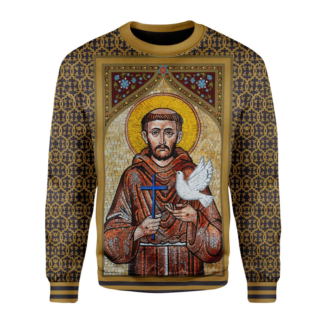 Customspig Tops Pullover Sweatshirt St.Francis of Assisi 3D Apparel