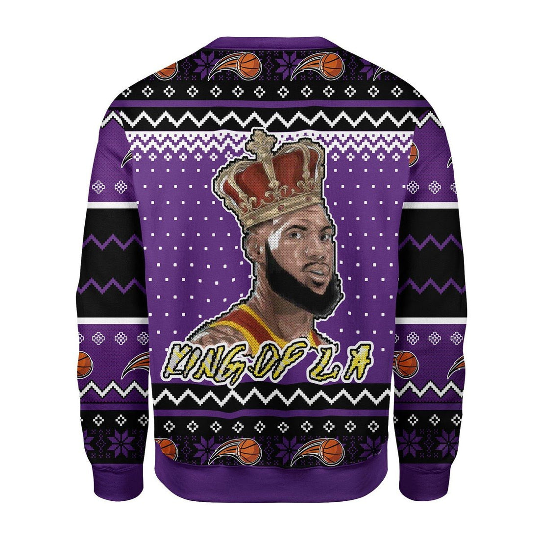 Customspig Christmas Sweater King Of LA 3D Apparel